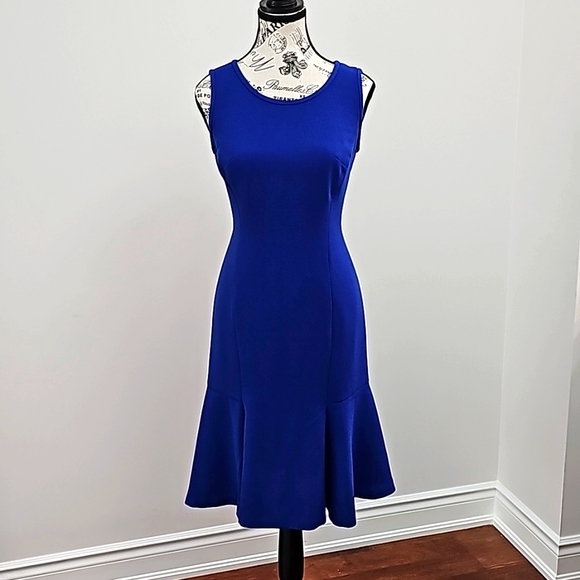 Jones New York blue sleeveless dress size 4 - Picture 1 of 5